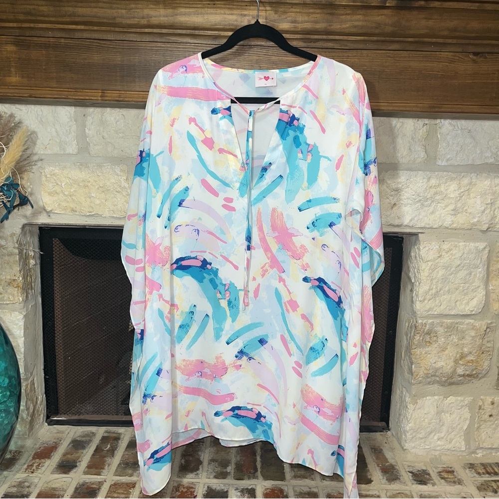 Buddy Love Multicolor Pastel Kaftan Dress